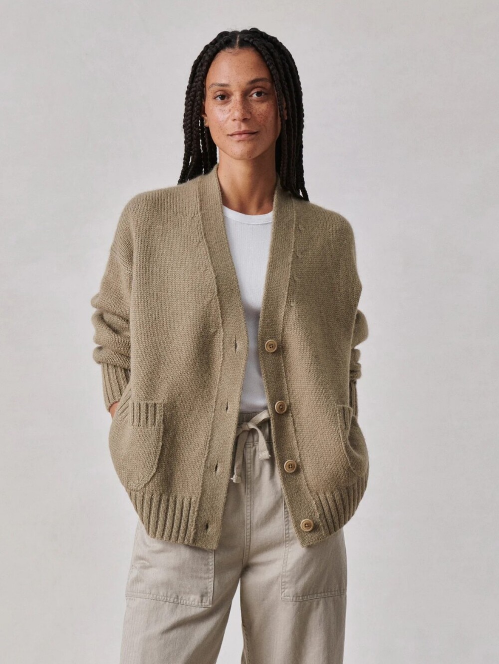 Buck Mason Beachcomber Highland Alpaca Cardigan